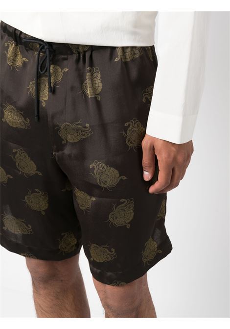 shorts in tessuto jaquard DRIES VAN NOTEN | Pantalone | PIPERI6369606